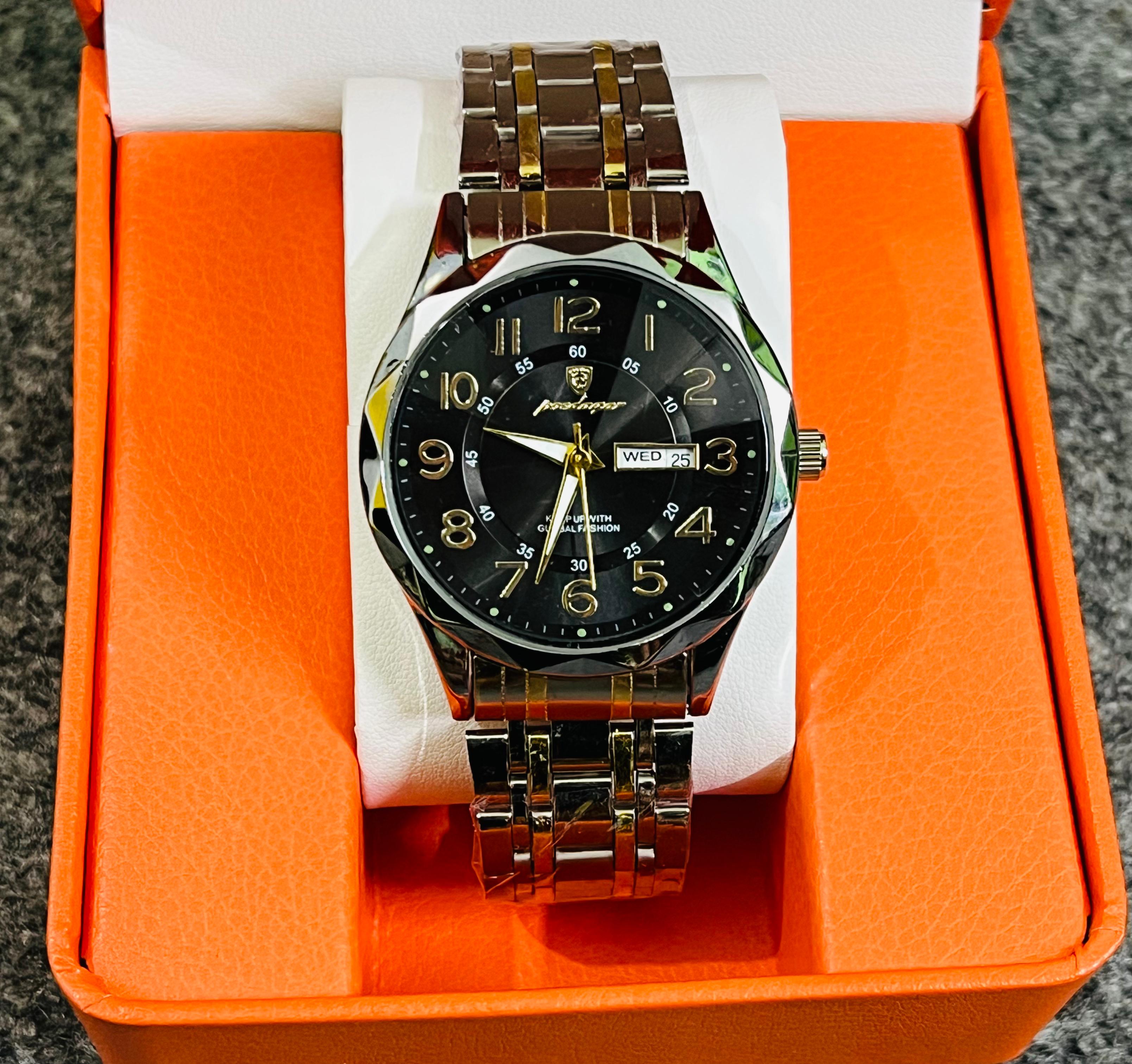 Poedagar Model 615 Watch Black Color